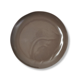 Davistudio Porcelain Saucer in Charcoal