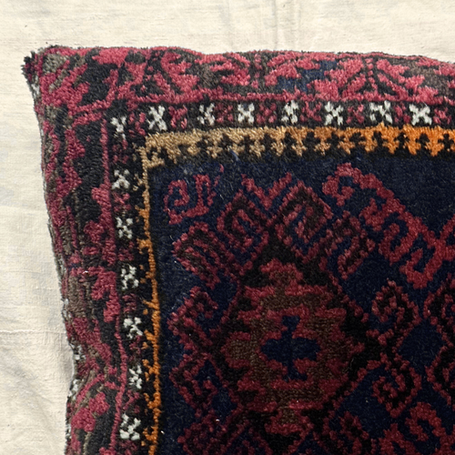 Antique Caucasian Rug Pillow (#2)