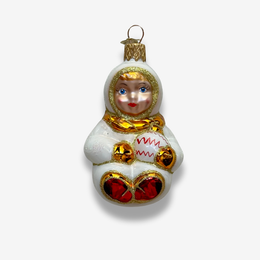 Nostalgic Bundled Snow Lady Ornament