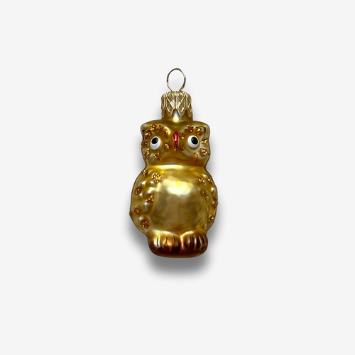 Nostalgic Mini Gold Owl Ornament