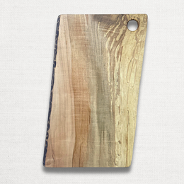 Spencer Peterman 15" Spalted Maple Small Cutting Board (#15)