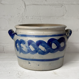 19th-century Painted German Crock #4