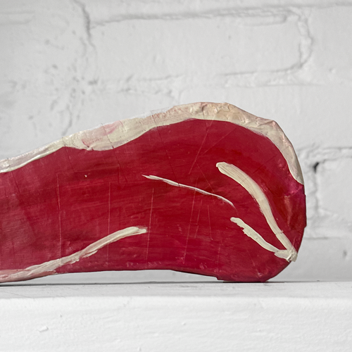 Papier-Mâché NY Strip Steak Sculpture
