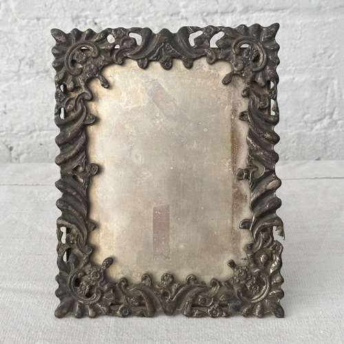 19th Century Reticulated Silver Picture Frame (#51)