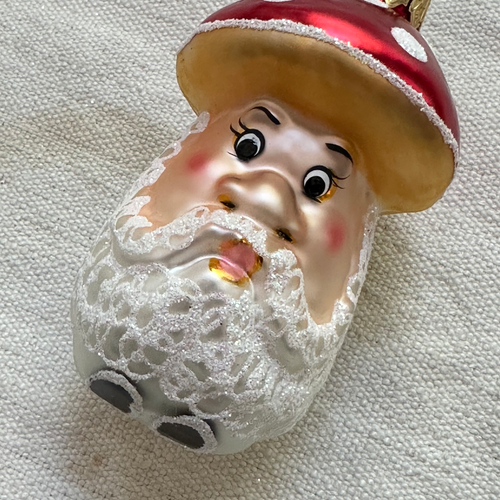 Nostalgic Mushroom Gnome Ornament