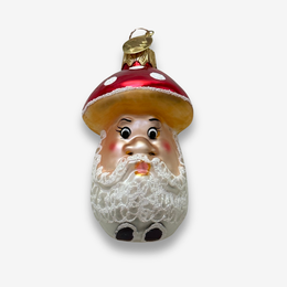 Nostalgic Mushroom Gnome Ornament