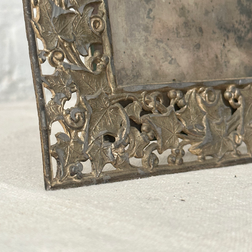 19th Century Reticulated Silver Picture Frame (#54)