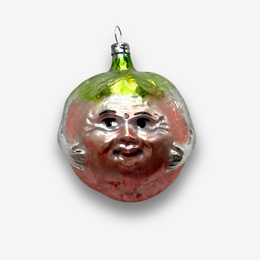 Nostalgic Apple with Face Ornament