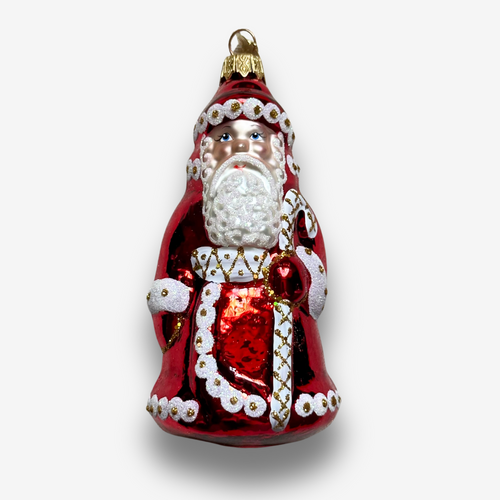 Nostalgic Santa with Stick Ornament