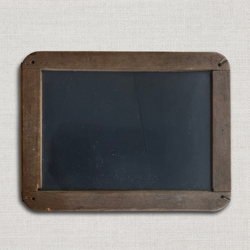 19th Century Vintage Chalk Board Slate (#02)