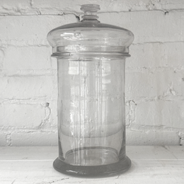 19th Century French Lidded Jar  No. 711