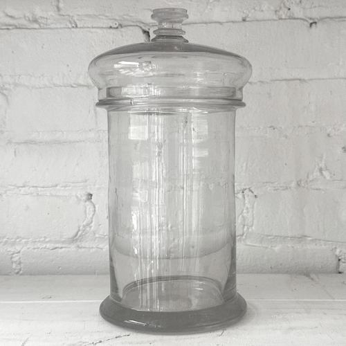 19th Century French Lidded Jar  No. 711