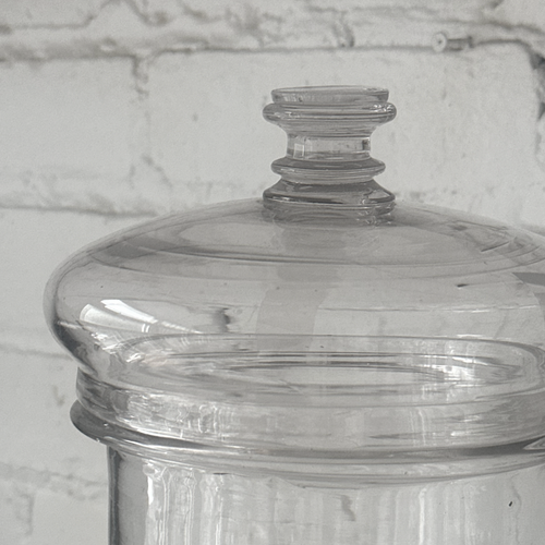 19th Century French Lidded Jar  No. 711