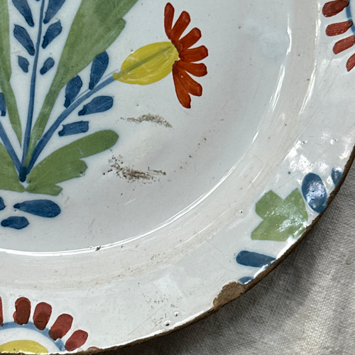 18th Century Delft Plate