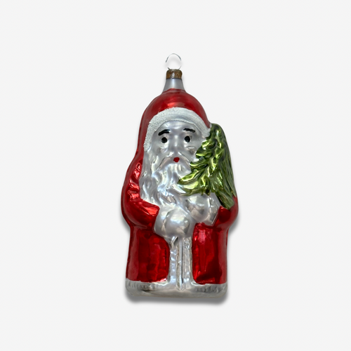 Nostalgic Santa Bell with Tree Ornament