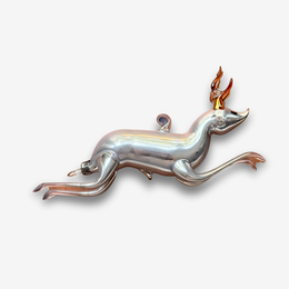 Nostalgic Free Blown Deer Ornament