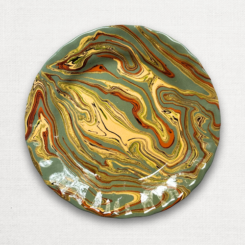 Marbled Plate in Pondichéry (PD #1106)