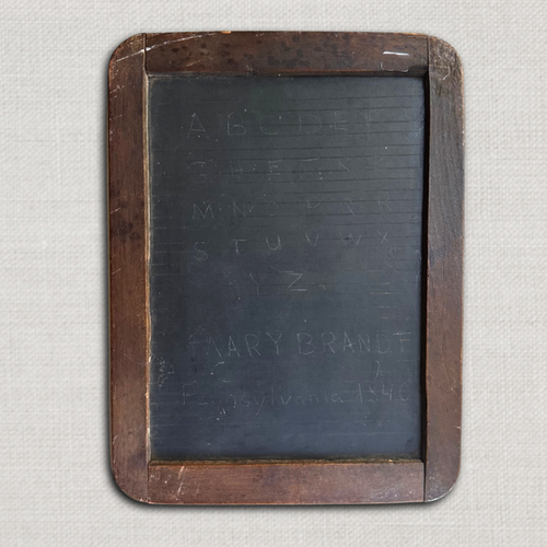 19th Century Vintage Chalk Board Slate (#01)