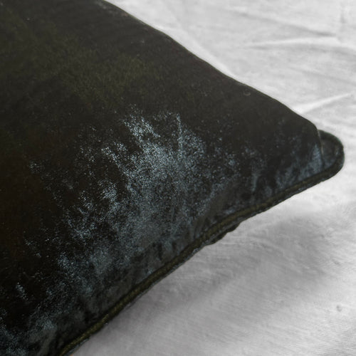 Plain Silk Velvet Cushion in Opera