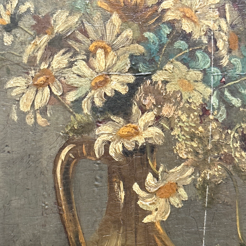 Mid 20th Century Dutch Floral Still Life Painting