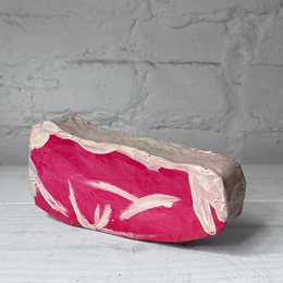 Papier-Mâché Piece of Meat Sculpture (#6)