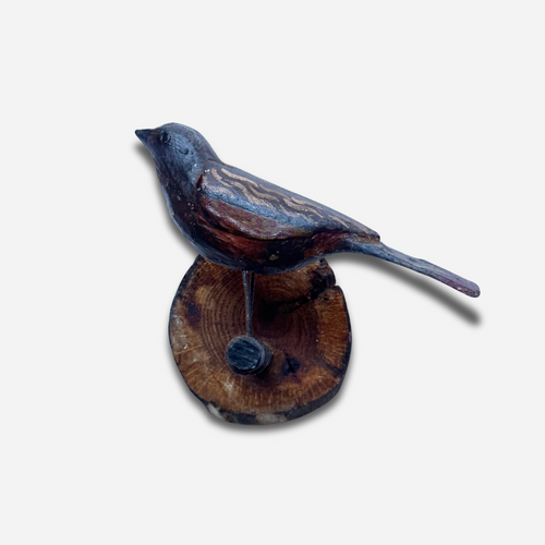 Black Forest Carved Bird (#B1107)