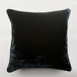 Plain Silk Velvet Cushion in Opera