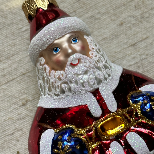 Nostalgic Large Santa Ornament