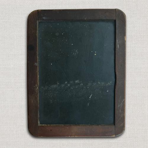 19th Century Vintage Chalk Board Slate (#01)