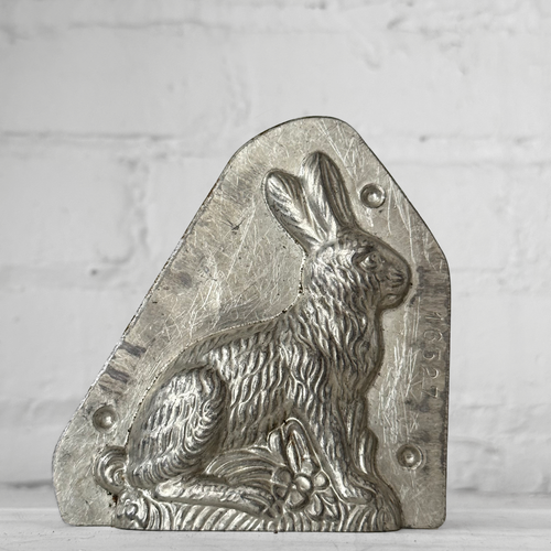 Antique Chocolate Rabbit Tin Mold (#07)