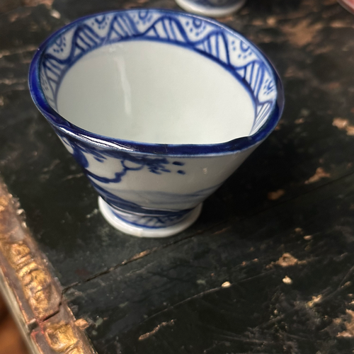 Small Cup with Blue Tree Motif (BC213 02)