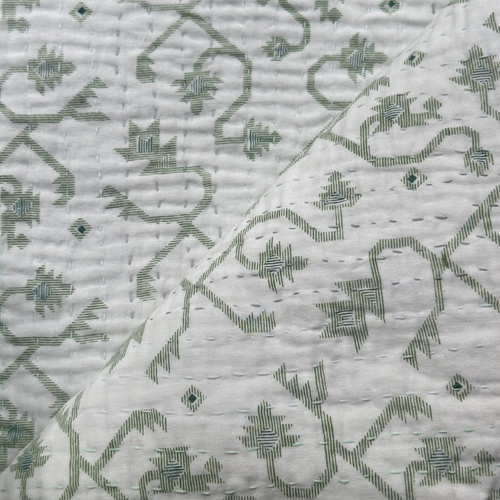 Vintage Sari Double Bedcover (10JF08)