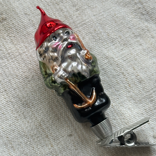 Nostalgic Gnome Clip-On Ornament