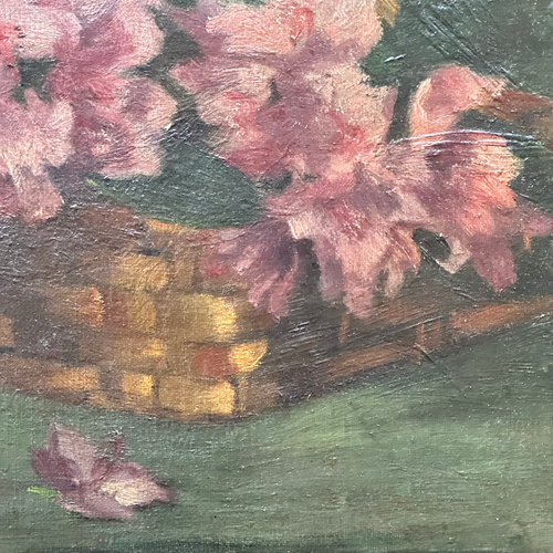 Mid 20th Century Dutch Floral Still Life Painting