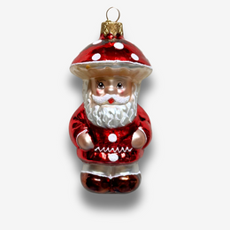 Nostalgic Mushroom Santa Ornament