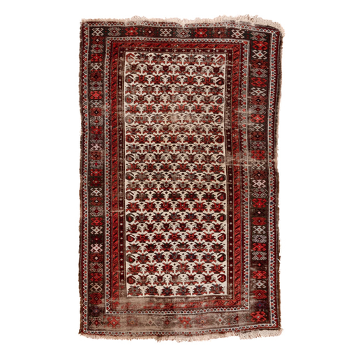 3'8" x 5'9 Antique Armenian Shirvan Rug