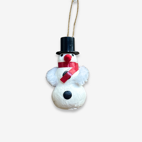 Nostalgic Snowman Chenile Ornament