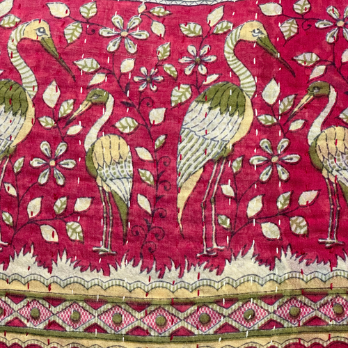 Vintage Sari Pillow (10JF21)