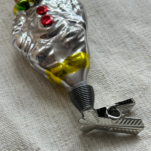 Nostalgic Clown with Bell Clip-On Ornament