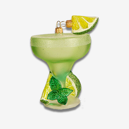 Margarita Drink with Lime Ornament