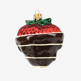 Chocolate Strawberry Ornament