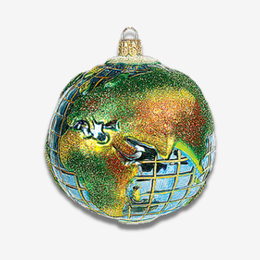 Earth Globe Ornament