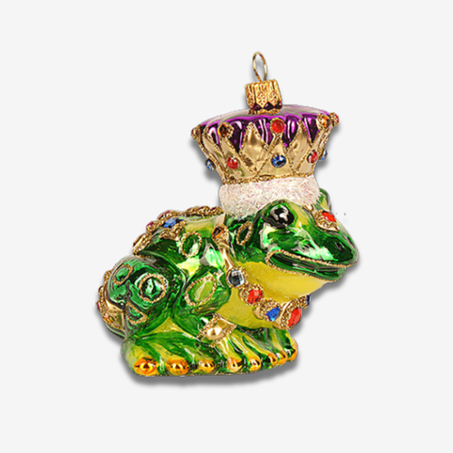 Jeweled Frog Ornament