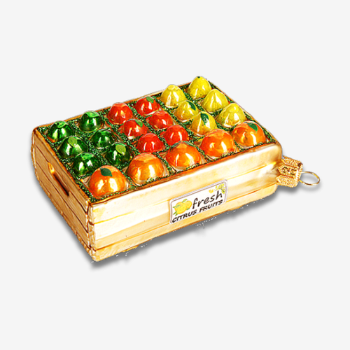 Citrus Fruits Box Ornament