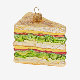 Club Sandwich Triangle Ornament