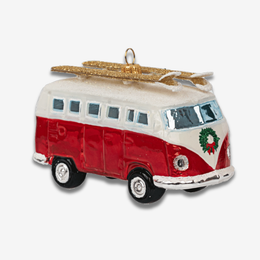 Holiday Ski Van Ornament