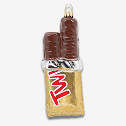 Chocolate and Caramel Candy Bar Ornament