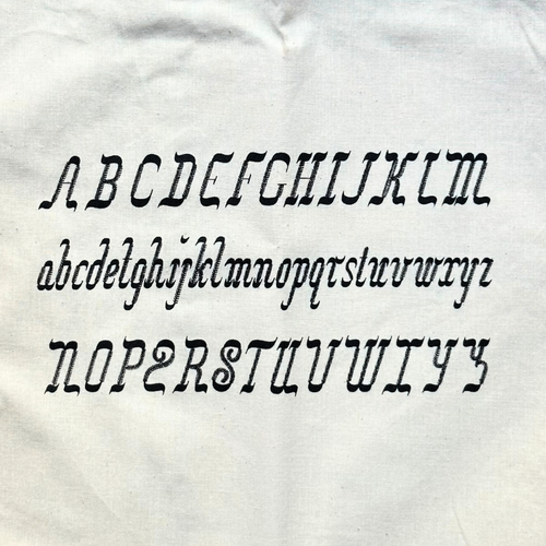 Alphabet Tote Bag