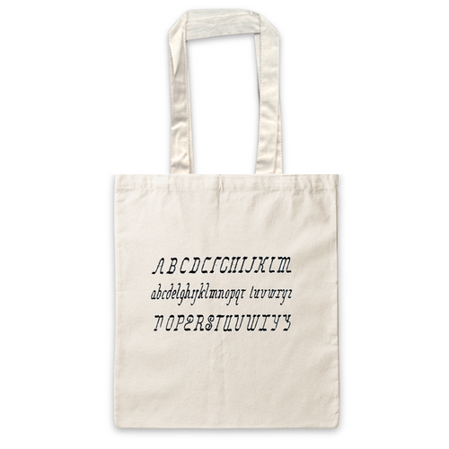 Alphabet Tote Bag