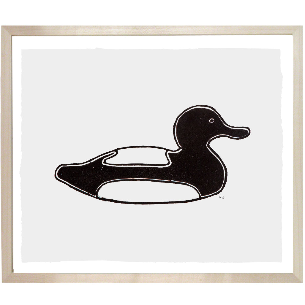 Black & White Duck Decoy